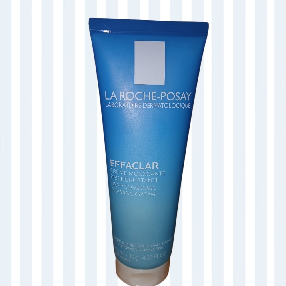 🌈 La Roche-Posay Effaclar Deep Cleansing Foaming Cream Wash 4.22 Fl Oz